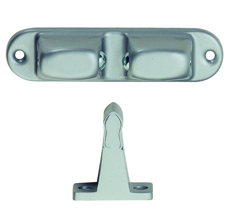 KWS Türfeststeller 1055,H70mm, silberfarben, einbrennlack. Produktbild img1 L