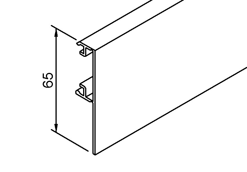HELM Clipsblende für Modul Kozept 80, für Holz, Aluminium Produktbild img2 L