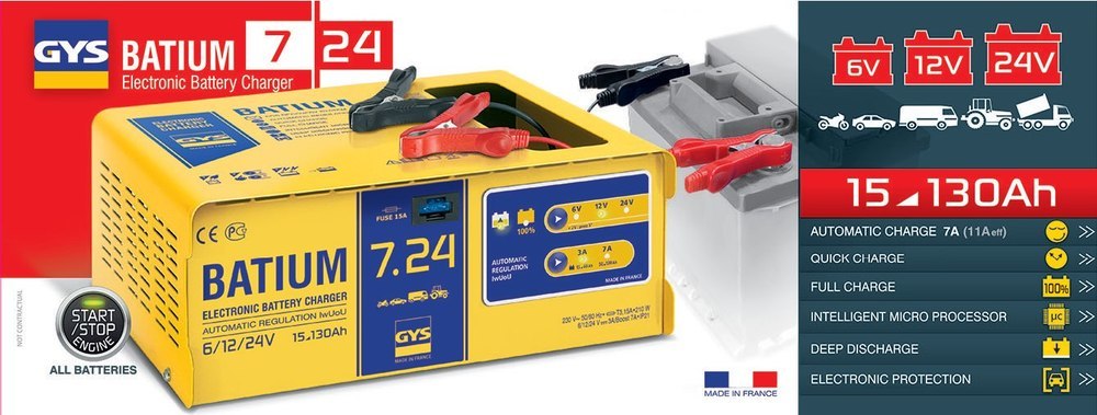 GYS Batterieladegerät Mikroprozessor Produktbild img2 L