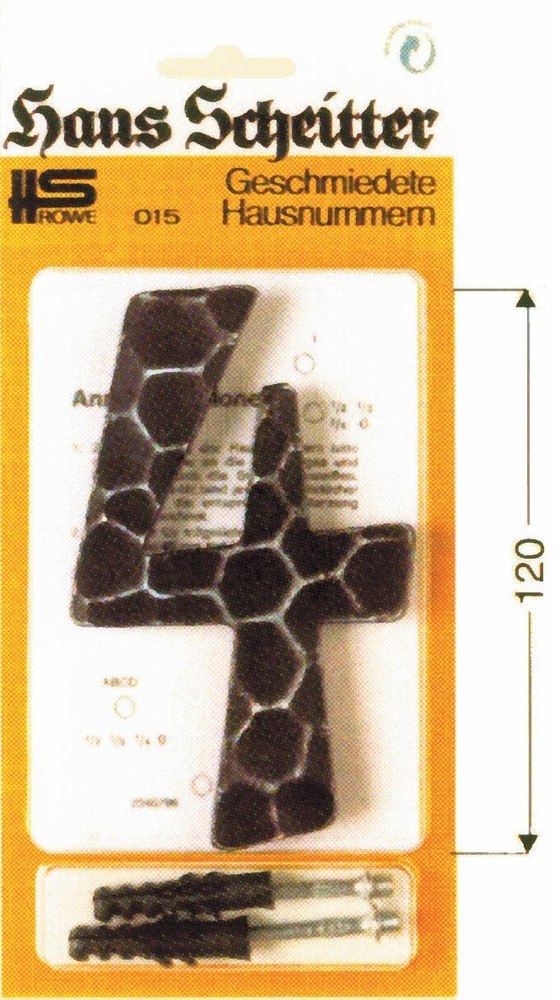 HS ROWE SCHEITTER, Hausnummern 015. Produktbild img1 L