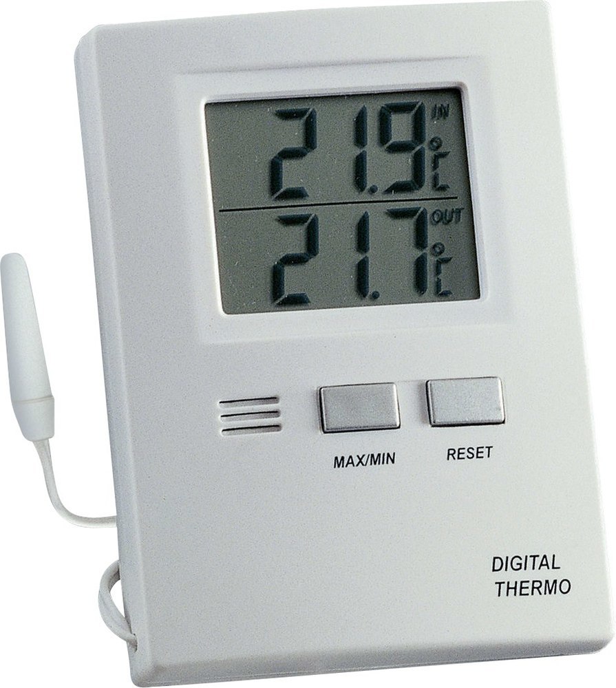 TFA Dostmann Thermometer Max-Min Elektr. , Kunststoff, weiß Produktbild img1 L