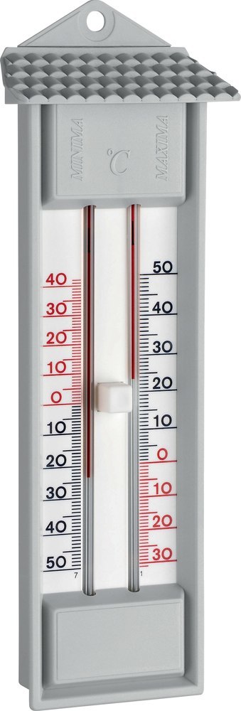 TFA Dostmann Thermometer Maxima-Minima K unststoff, grau Produktbild img1 L