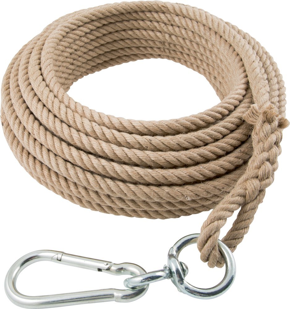 Neutral Multifunktionsseil 20 mm, 20 m lang, beigebraun, mit Schlaufe, Kuhwirbel Produktbild img1 L