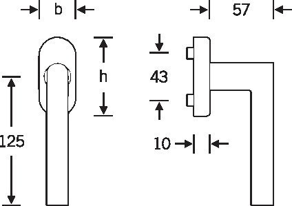 FSB Fenstergriff 34 1076,abschl.,ov.,7/34,gl.,ER Produktbild img2 L