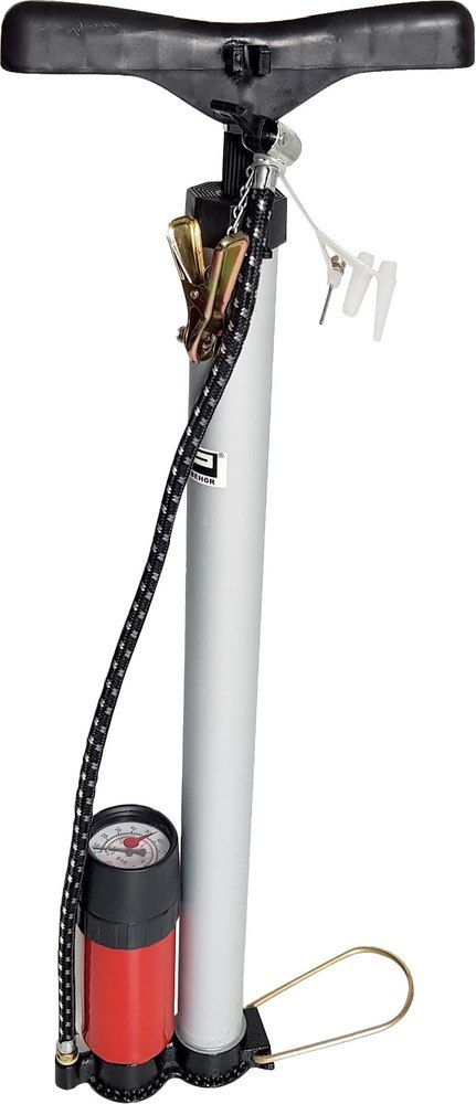 HP Autozubehör Handluftpumpe Alu mit Man ometer, 7 bar Produktbild img1 L