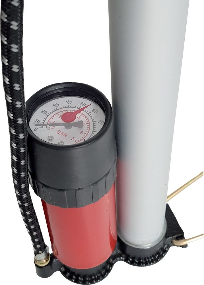 HP Autozubehör Handluftpumpe Alu mit Man ometer, 7 bar Produktbild img2 L