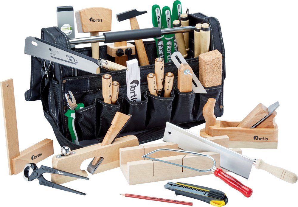 fortis Werkzeugtasche für Tischler-Azubis Produktbild img1 L