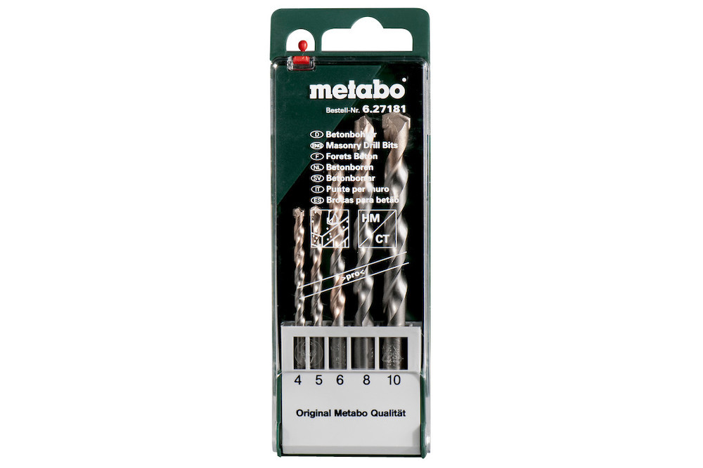 metabo Beton-Bohrerkassette pro, 5-teilig (627181000) Produktbild img1 L