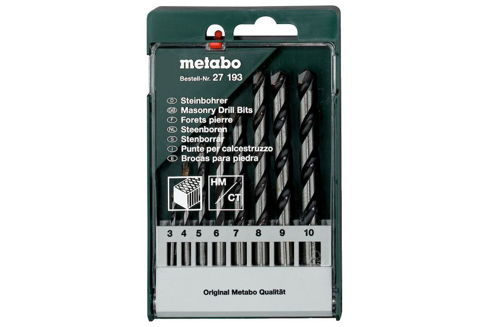 metabo Steinbohrer-Kassette, 8-teilig (627193000) Produktbild img1 L