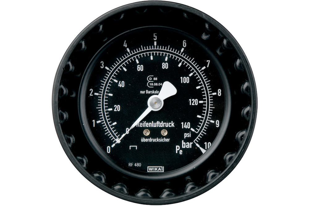metabo Manometer Ø 80 mm mit Schutzkappe (1-10 bar) für RF 480 (7823672327) Produktbild img1 L