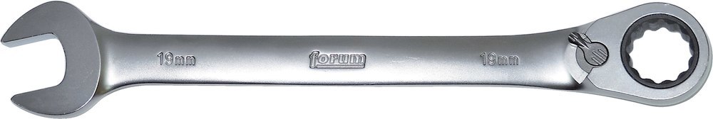 FORUM Maulschlüssel mit Ringratsche, 15° abgewinkelt, umschaltbar Produktbild img1 L