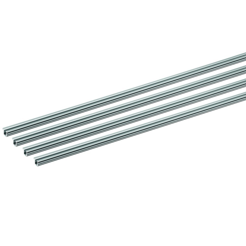 Hettich MB-Laufprofil-Set, einbahnig, 2500mm, SlideLine M, 9227246, silber Produktbild img1 L