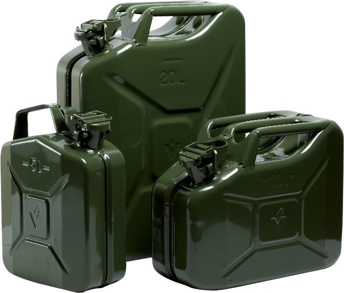 Neutral VALPRO Kraftstoffkanister Stahlblech Nen ninhalt 20l Olivgrün RAL 6003 Valpro Produktbild img5 L