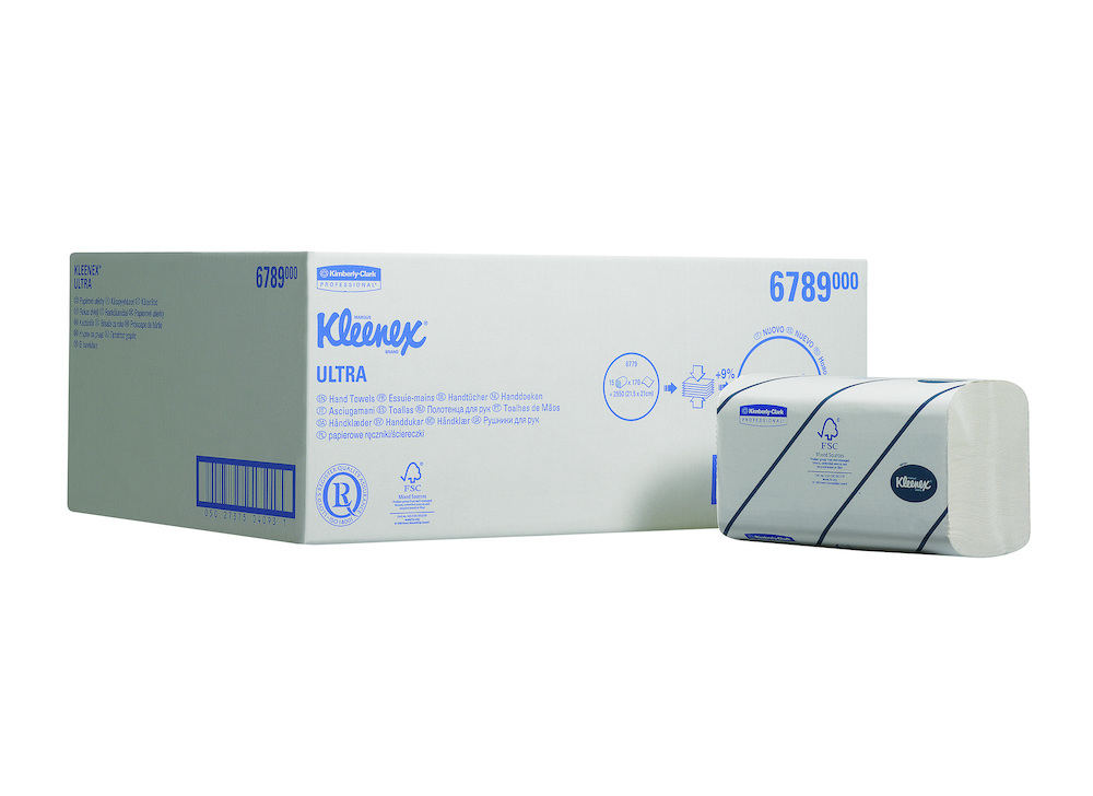 KLEENEX Ultra Handtücher klein 2lag weiß 2790 Tü Produktbild img1 L