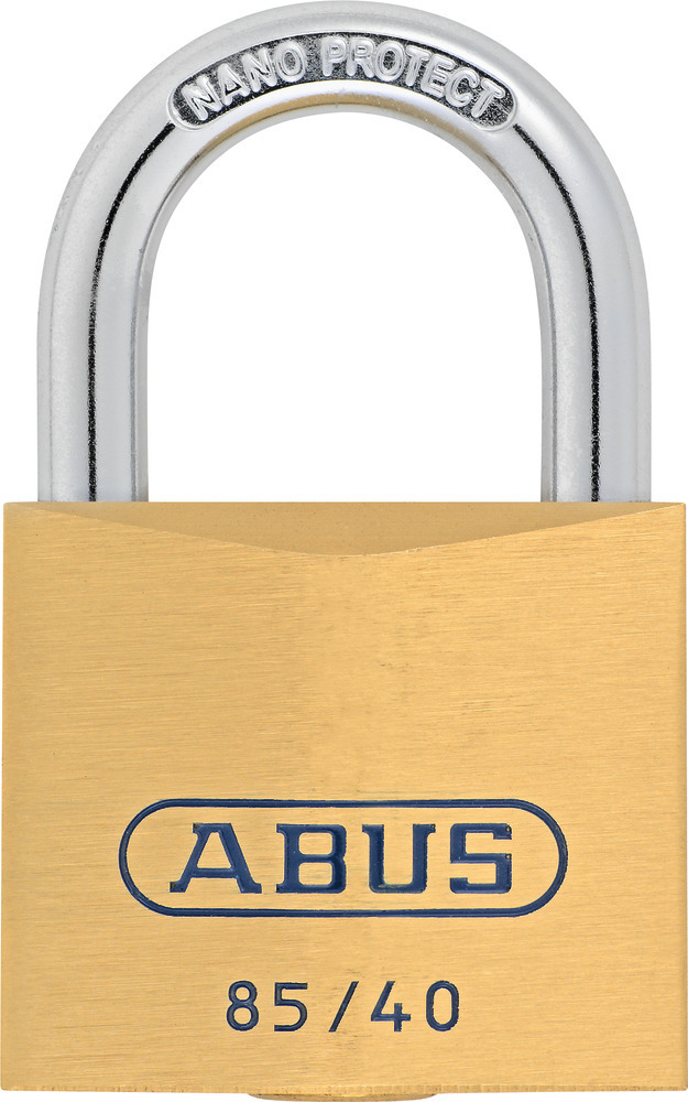 ABUS Vorhangschloss 85/40, Messing massiv Produktbild img2 L