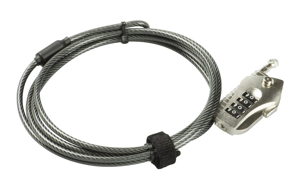 BURG WÄCHTER AV-Stahlkabelschloss, 1200mm 570 120, schwarz Produktbild img2 L