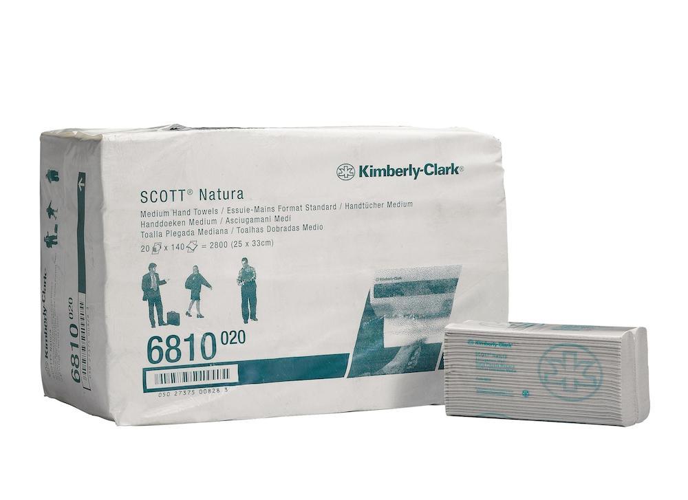 SCOTT NATURA Handtücher Weiß, 2800 Tüche r Produktbild img1 L