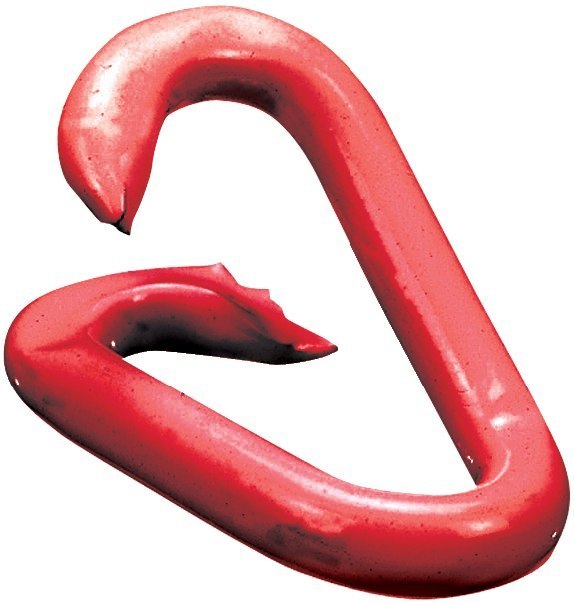 PÖSAMO Stahl Notglieder lackiert rot 6,0mm Produktbild img1 L