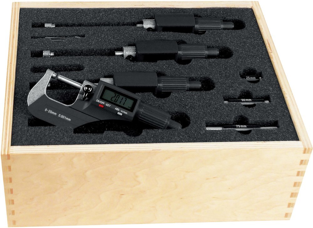 fortis Bügelmessschrauben-Set 0-100mm Produktbild img1 L