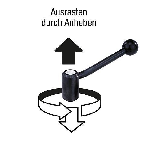 Kipp Spannhebel mit Außengewinde 20 Grad Produktbild img2 L