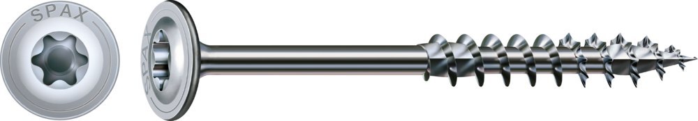 SPAX, Holzbauschraube HI.FORCE  8 mm, Tellerkopf, T-STAR plus, 4CUT, Teillgewinde, WIROX Produktbild img1 L