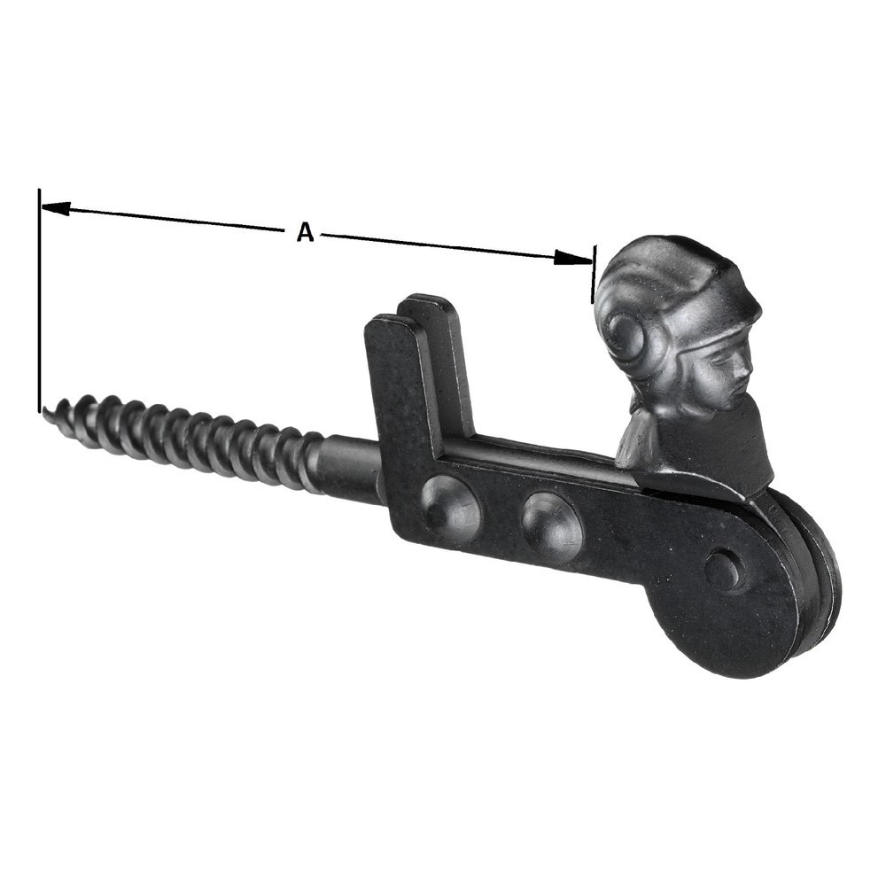 POLLMANN Fensterladen-Feststeller, mit Anschlag, hell verzinkt, DIN Links-Rechts Produktbild img2 L