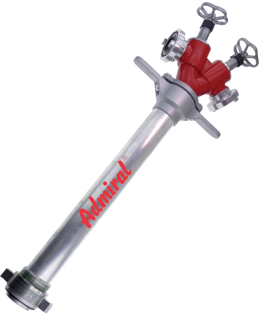 Admiral Standrohr DN80C 2 Abg. CC mit Ve ntilen, 110 cm Produktbild img1 L