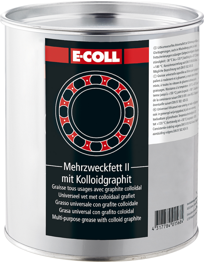 E-COLL Mehrzweckfett II graphitiert Produktbild img1 L