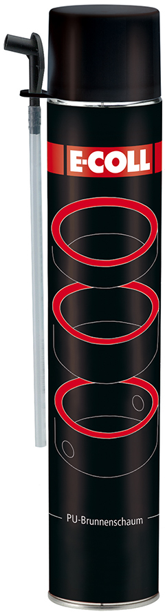E-COLL 1K Polyurethan-Brunnenschaum silikonfrei Baustoffklasse B2, 750ml Dose Produktbild img1 L