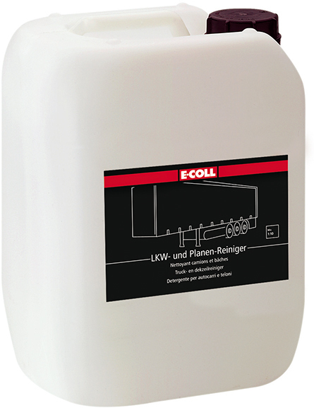E-COLL Lkw- und Planenreiniger farblos, silikonfrei gebrauchsfertig 10L Kanister Produktbild img1 L