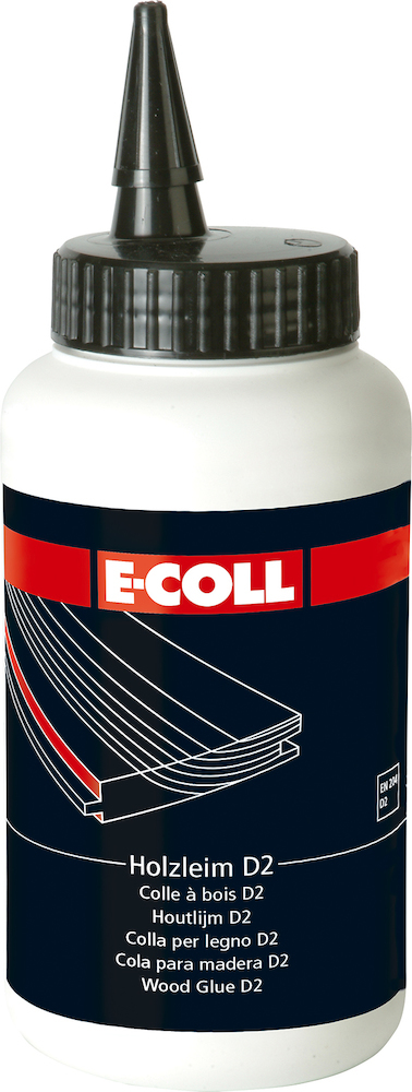 E-COLL Holzleim D2 750g Flasche Produktbild img1 L