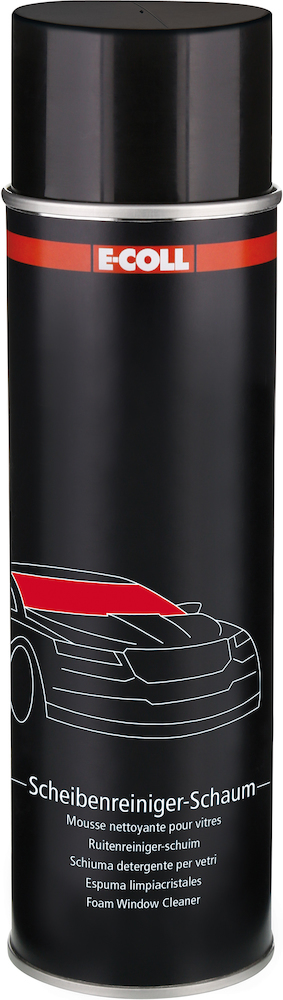 E-COLL Scheibenreiniger-Schaum für Glasoberflächen silikonfrei 500ml Spraydose Produktbild img1 L