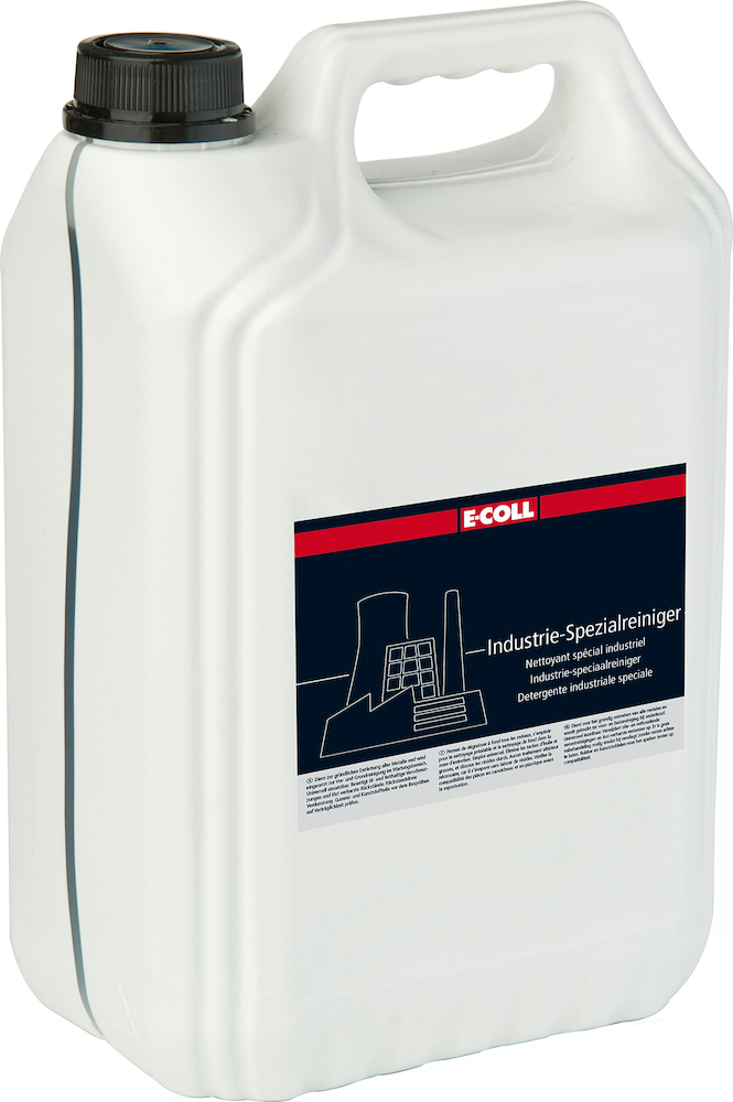 E-COLL Industrie-Spezialreiniger lösemittelhaltig silikonfrei 5 Liter Kanister Produktbild img1 L