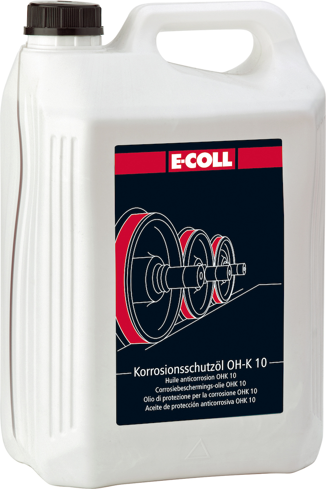 E-COLL Korrosionsschutzöl OHK10 wasserverdrängend, lösemittelfrei 5L Kanister Produktbild img1 L