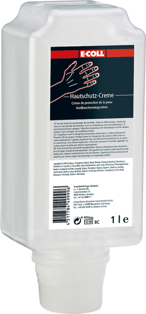 E-COLL Hautschutzcreme 1L für V-Spender Produktbild img1 L