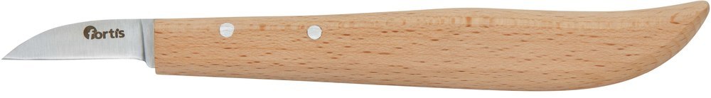 fortis Werkzeuge Entgrat-/ Kerbschnitzmesser mit Holzheft 140mm Produktbild img1 L