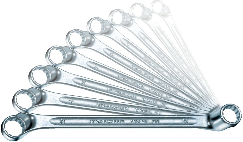STAHLWILLE Doppelringschlüssel-Satz DIN838 6-32mm 12-teilig in Karton Produktbild img1 L