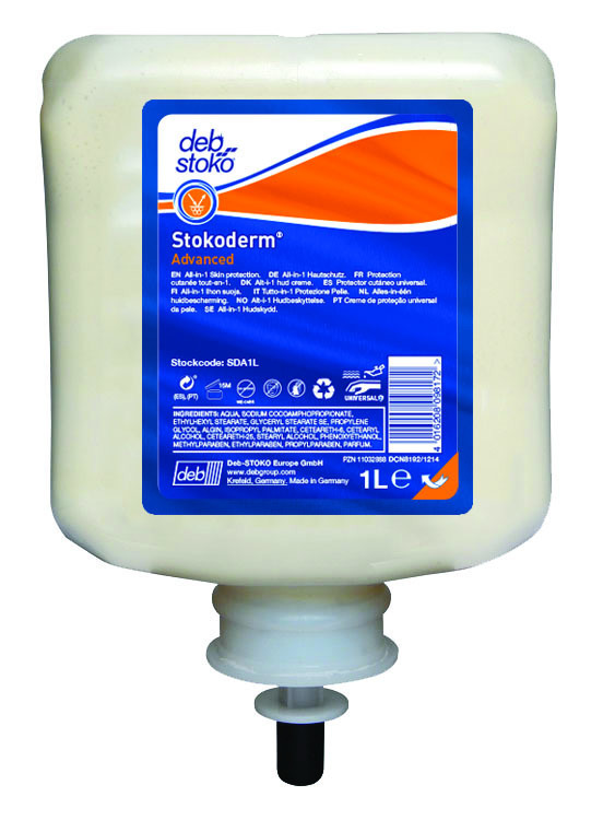 Stokoderm Deb Stoko® Hautschutzcreme Advanced, 1 Liter Kart., VE 1 St. Produktbild img1 L