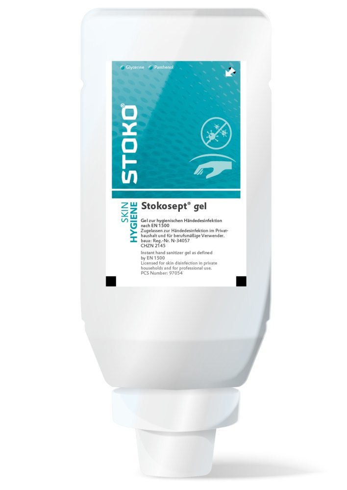 STOKOSEPT Deb Stoko® Handreinigungsgel Gel 1 L Fl. VE 9 St. Produktbild img1 L