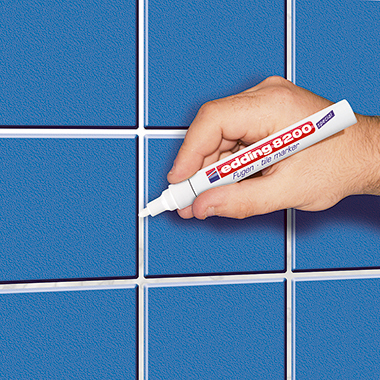 Lyra Edding Fugenmarker 8200 4-8200-1-4049 2- 4mm Rundspitze ws Produktbild img2 L