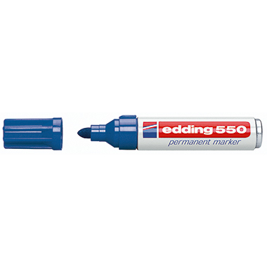 edding Permanentmarker 550 blau Produktbild img1 L