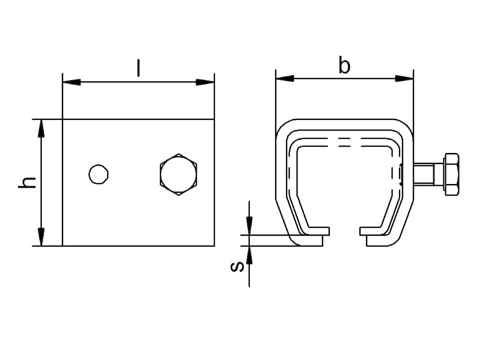 HELM Schiebetor-Übersteckmuffe, 1404, mit seitlicher Konterschraube, Stahl Produktbild img2 L