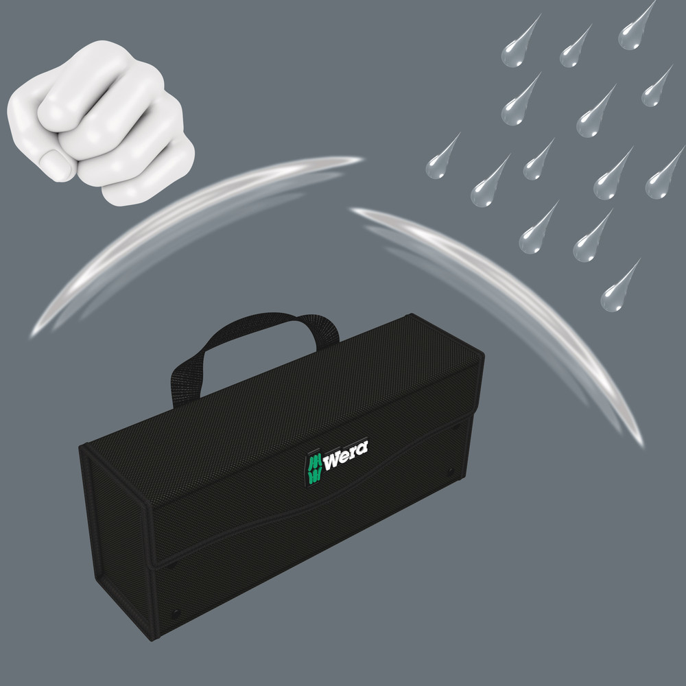 Wera Werkzeugtasche Wera2Go 3 130x325x80 mm Nylon Produktbild img5 L