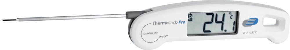 JUMTEC Klappthermometer HACCP weiß, wasserdicht, 110mm Produktbild img1 L