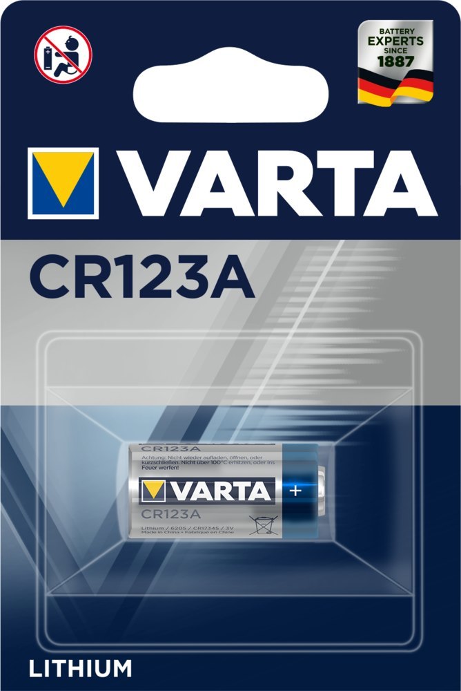 VARTA PHOTO Lithium CR 123A Produktbild img1 L