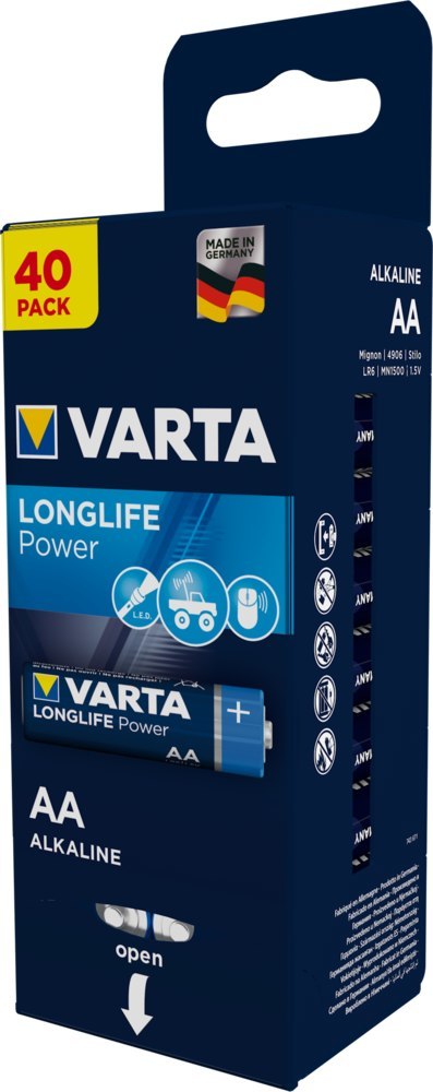 VARTA Varta Alkali High Energy AA 4x Fol Produktbild img2 L