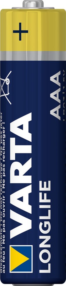 VARTA Batterie Longlife AAA, 8-er Folie Produktbild img2 L