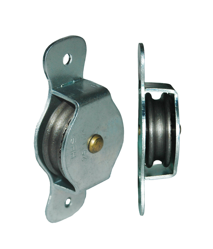HBS Handw.-Seitenrolle, 495/60,Rad Ø 60mm,Radbr. 12mm, Gleitlager, Stahl Produktbild img1 L