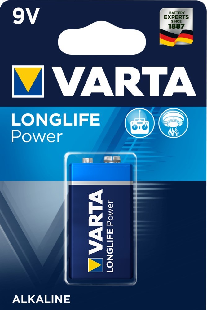 VARTA Batterie HIGH ENERGY E-Block, 9V, 1er Blister Produktbild img1 L