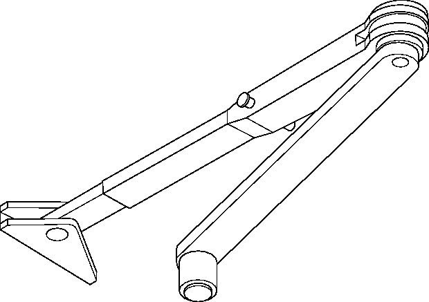 GEZE Feststellgestänge ein-/ausschaltbar TS 2000/4000, Aluminium Produktbild img2 L